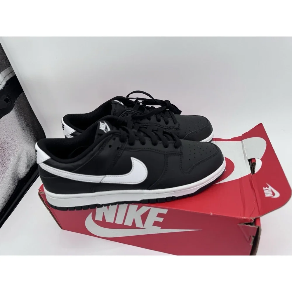 Size 8 Mens Nike Dunk Low Black White DJ6188-002 Reverse Panda NEW with box